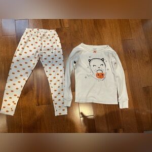 Adorable 4T Girls’ Halloween Cat Pajama Set